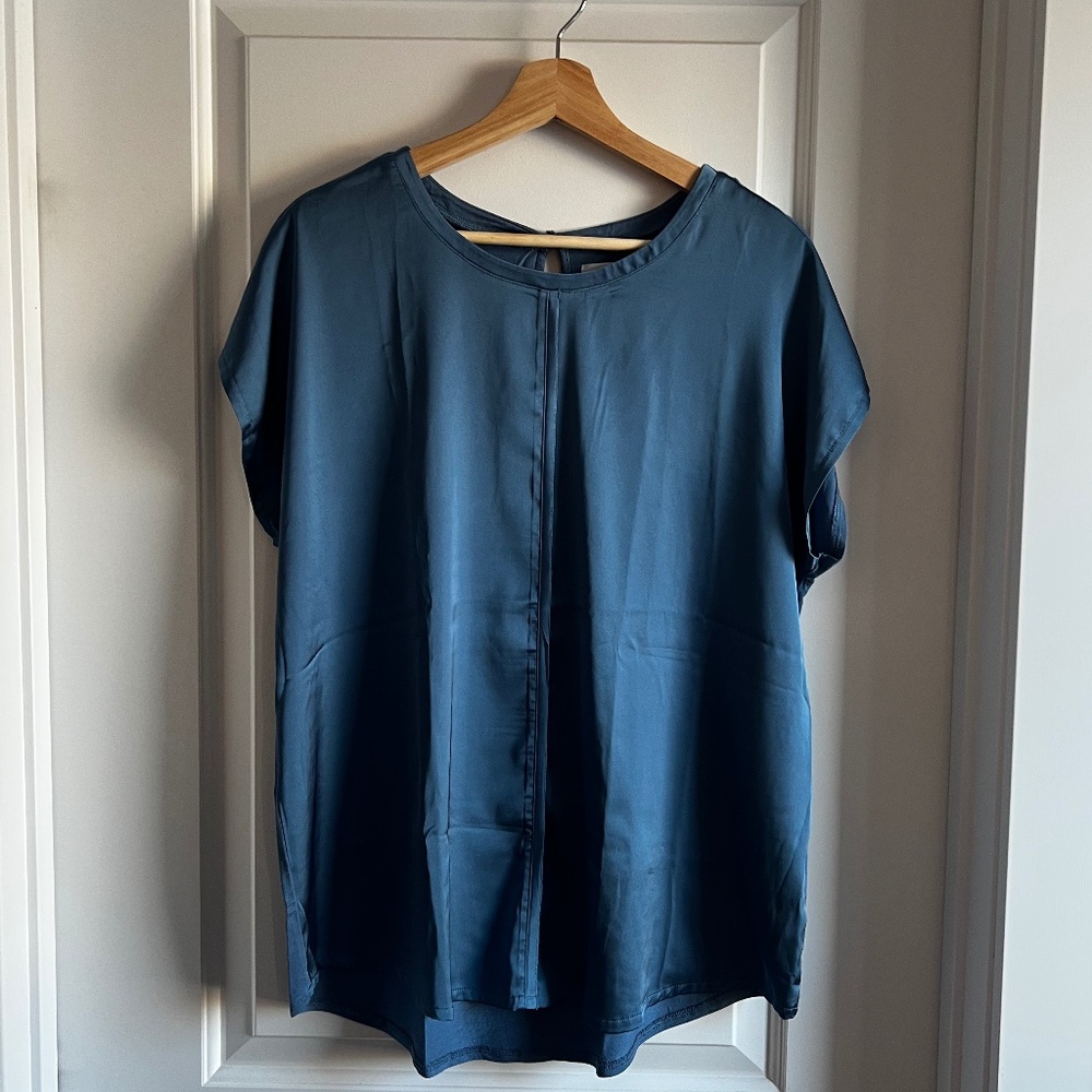 Reitman's Smoky Blue Blouse